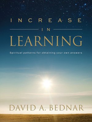 cover image of Increase in Learning